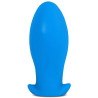 EggPlay Plug silicone Saurus Egg L 14 x 6.3cm Bleu